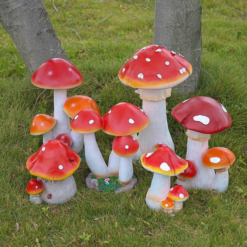 Simulated Mushroom Ornaments For Outdoor Creative Decoration