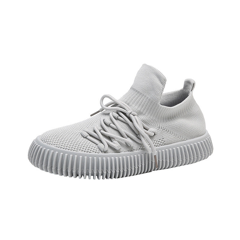 Net Face Casual Shoes Lace-up Sneakers Student Shoe Tide