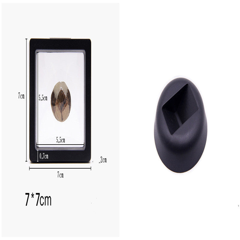 Suspended Case 3D Floating Display Frame Holder Box Case Wth Stand