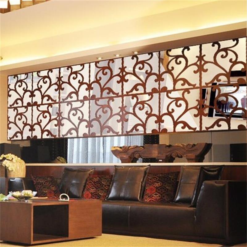 3D Creative Mirror Wall Sticker Acrylic Pattern Style