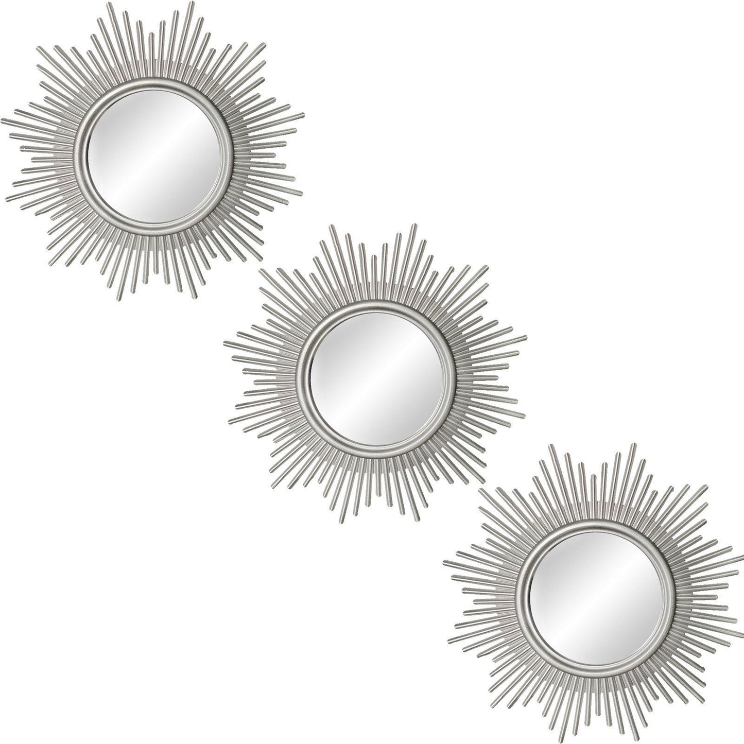 European Living Room Decorative Mirror Three-piece Set