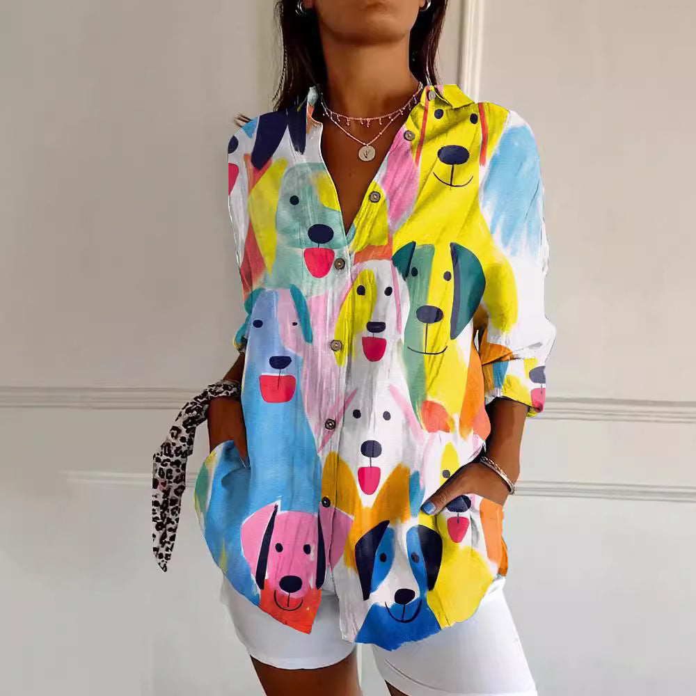 Summer European And American Half Sleeve Shirt Printed 3D Shirt