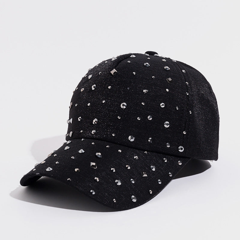New Korean Style Summer Women's Diamond Cap Casual