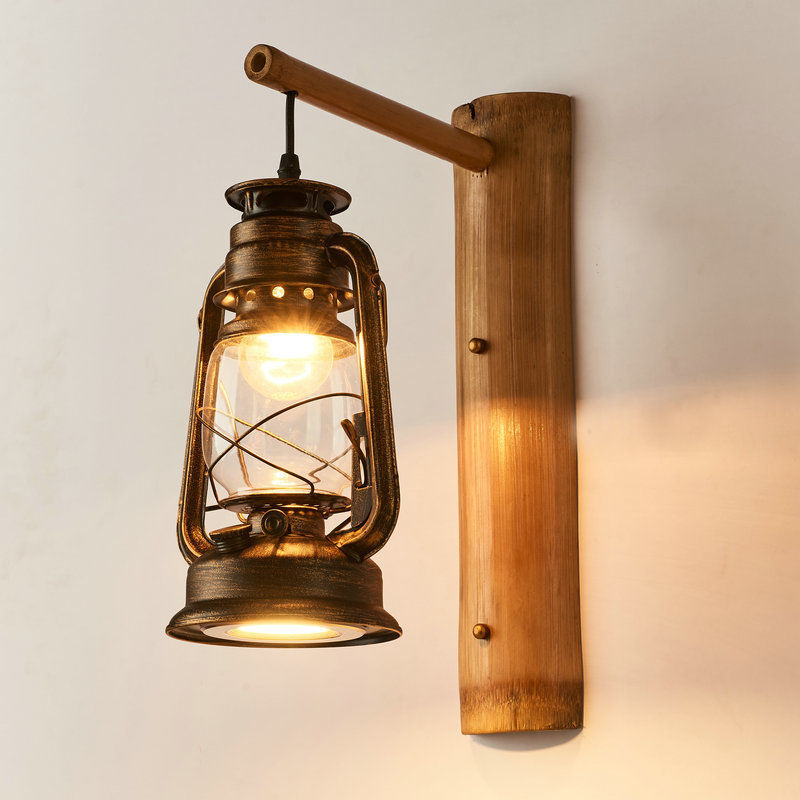 Retro Horse Lantern Wall Lamp Tea House Inn Homestay Decoration