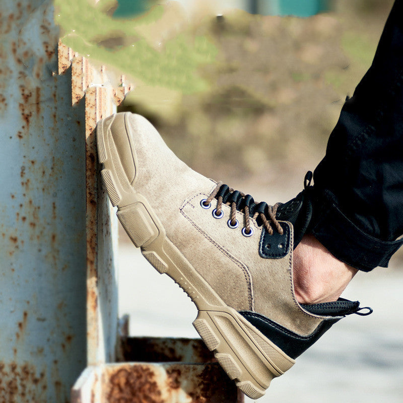 Breathable labor protection shoes