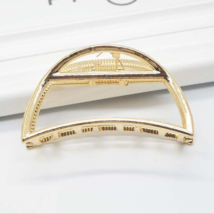 Minimalist wind metal clip hair clip