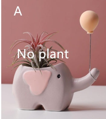 Succulent Ceramic Flower Pot Cute Animal Pot Cactus Decoration