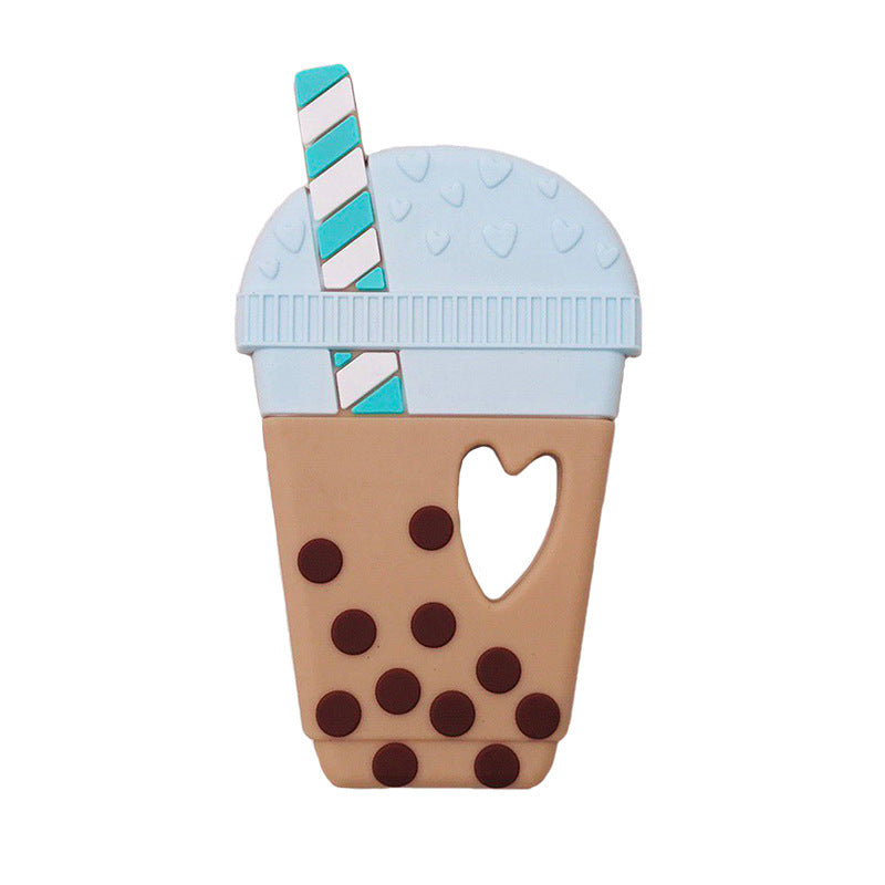 1pc Animal Series Teether Silicone Pendant Accessories Unicorn Raccoon Flamingos Teether