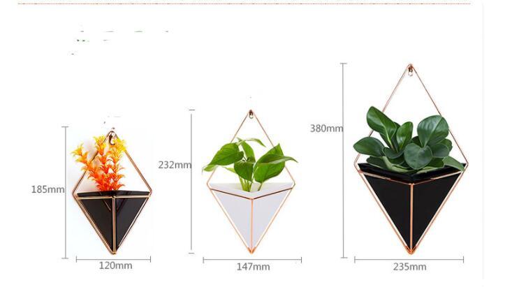 Metal Flower Pots for Planting Reinforcement Ins Iron Potted Plants