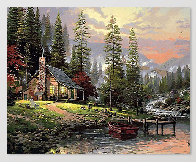 40*50cm DIY Oil Painting Home Decoration Painting