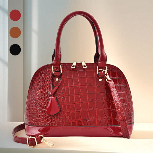 Large Capacity Shiny Shoulder Bag Crossbody
