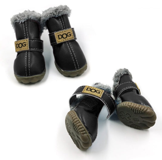 Dog Thick Snow Boots | Warm & Waterproof Winter VIP Shoes for Dogs