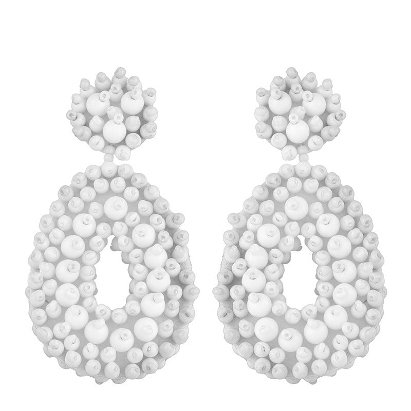 Bohemian Earrings Woven Bead Earrings