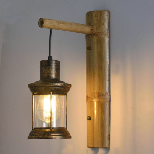 Retro Horse Lantern Wall Lamp Tea House Inn Homestay Decoration