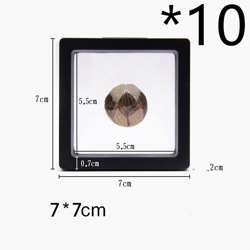 Suspended Case 3D Floating Display Frame Holder Box Case Wth Stand