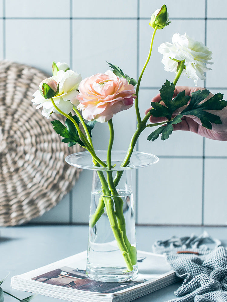 Transparent Modern Minimalist Flower Arrangement