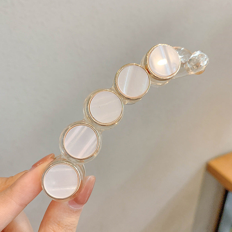 Horsetail Clip Banana Clip Large Pearl Hair Clip