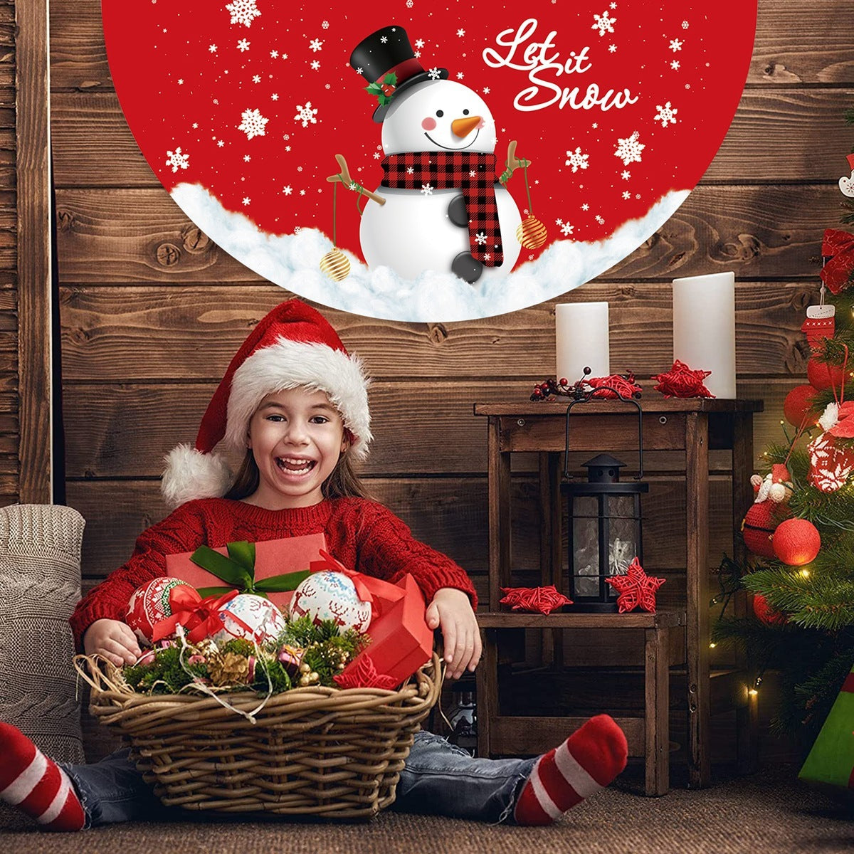 Outdoor Fan-shaped Flag Decorative Pendant