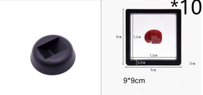 Suspended Case 3D Floating Display Frame Holder Box Case Wth Stand
