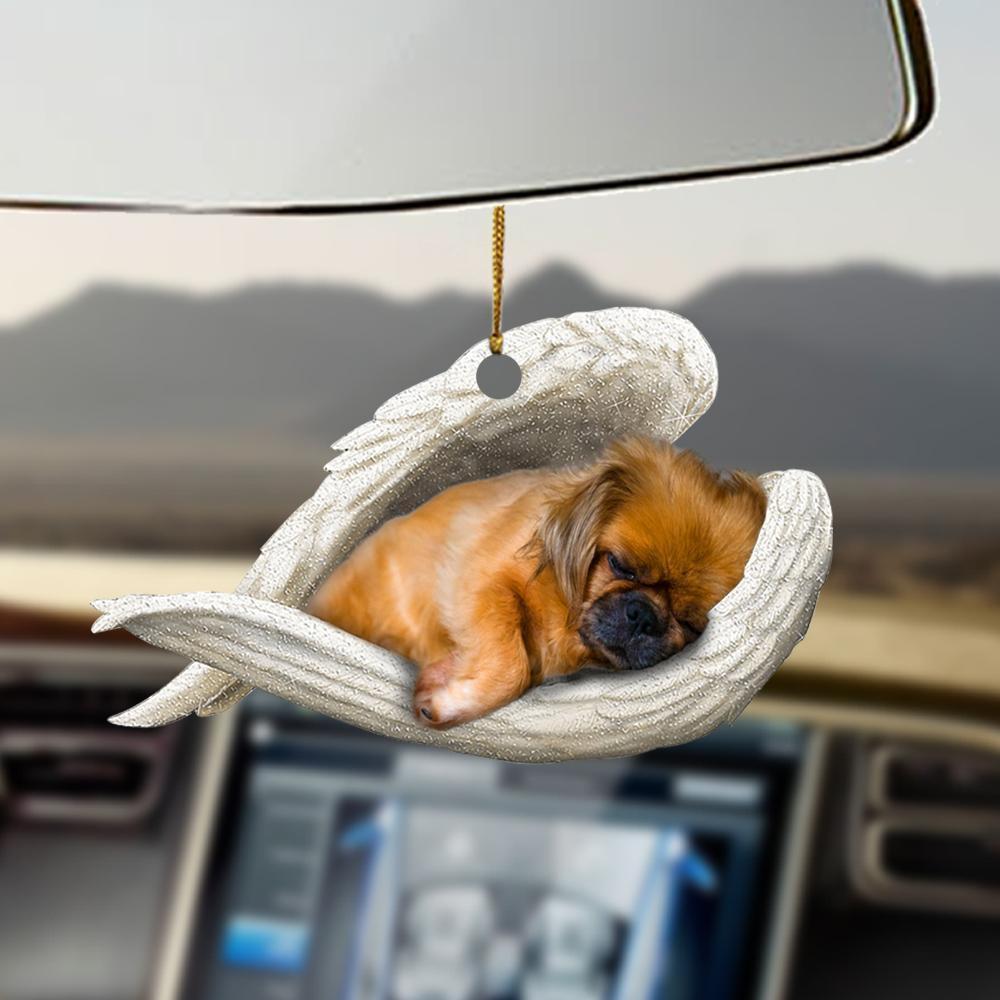 Car Pendant Sleeping Dog Angel Home Decor Acrylic Showcase Hanging Ornaments For Doors