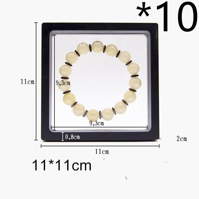 Suspended Case 3D Floating Display Frame Holder Box Case Wth Stand