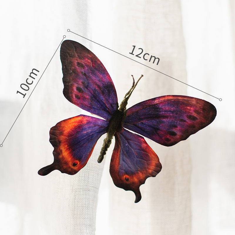 Three-dimensional Simulation Butterfly Clip Living Room Decoration