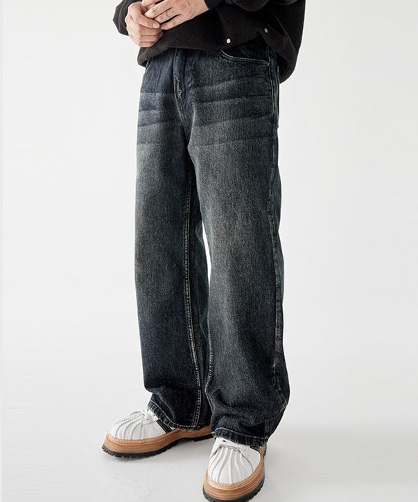 Skinny Long Pants Men's American Mid-waist