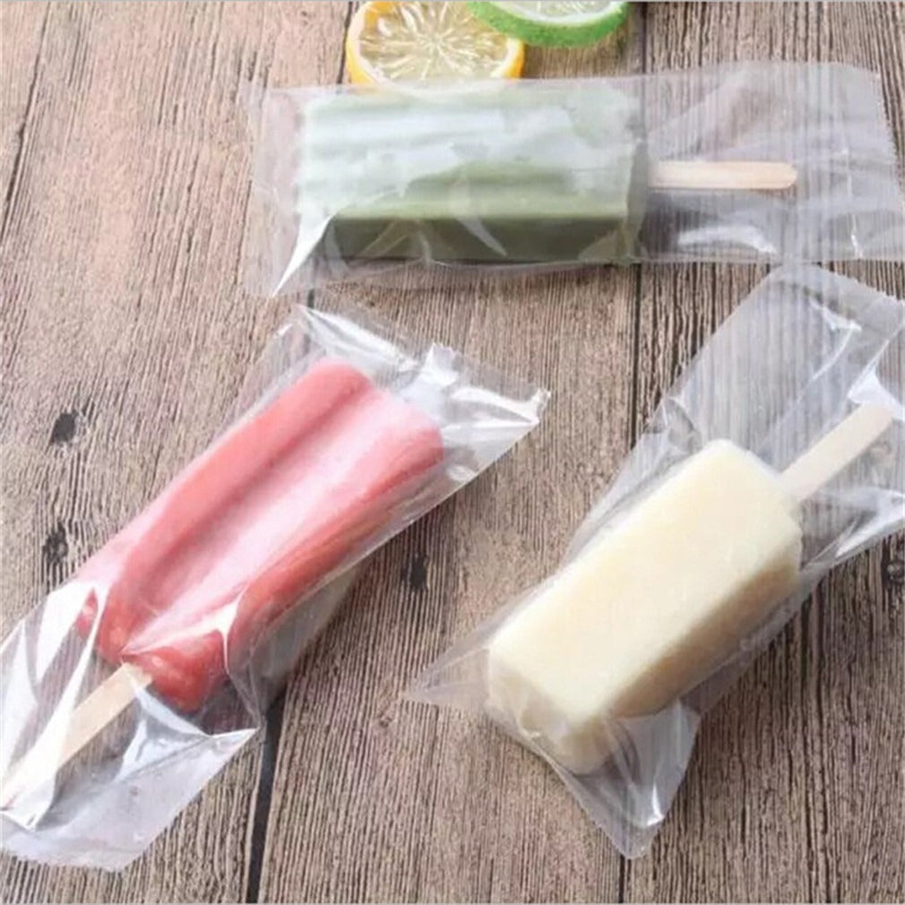 Transparent Ice Cream Packaging Bag Ice Cream Popsicle Bag
