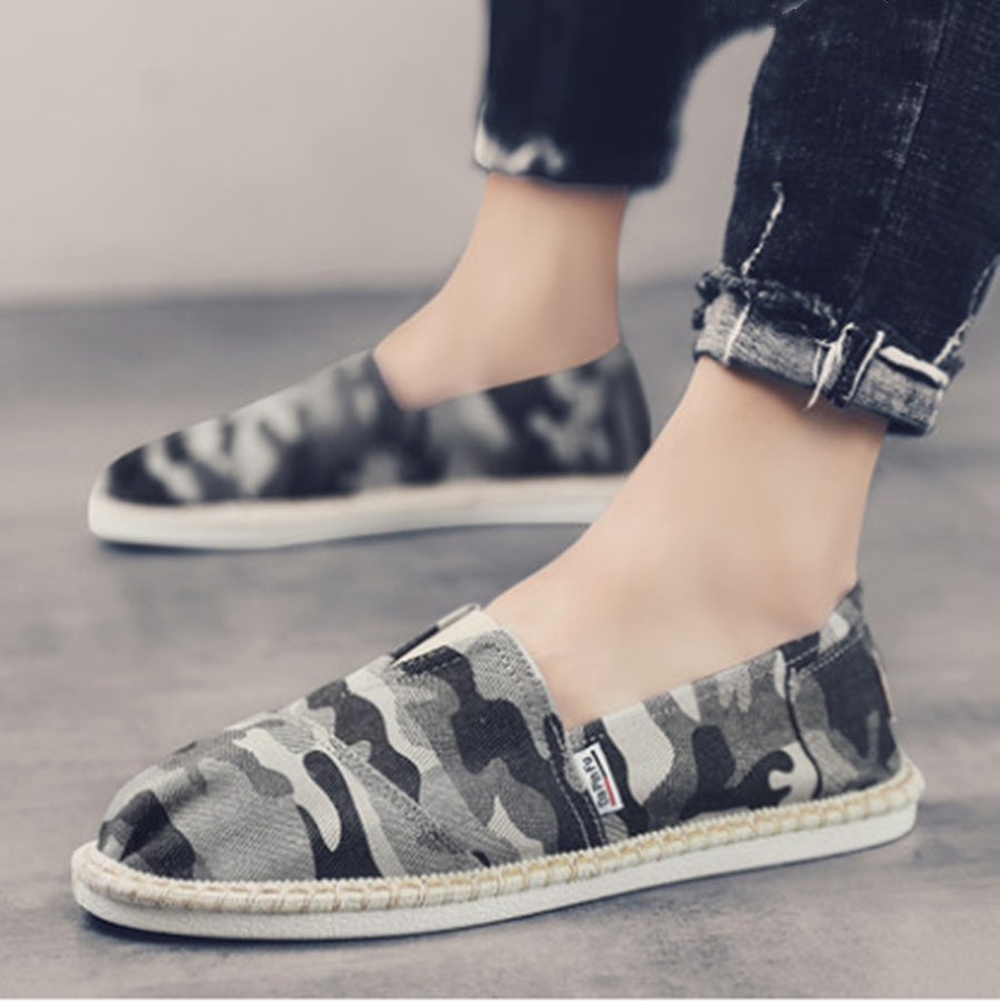 Fisherman linen canvas shoes