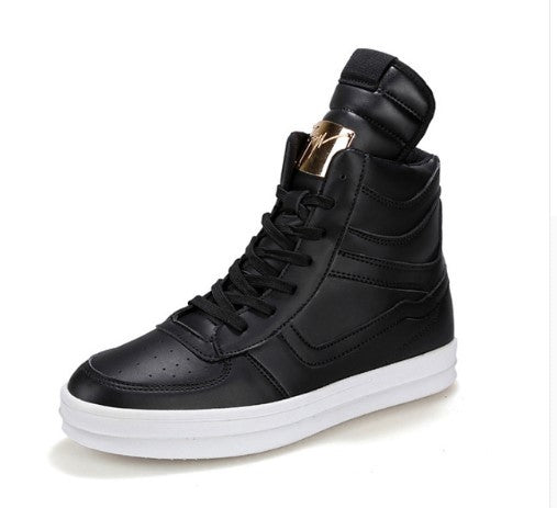 High-top shoes white shoes male Lazada shoes men's youth men's shoes winter shoes white shoes