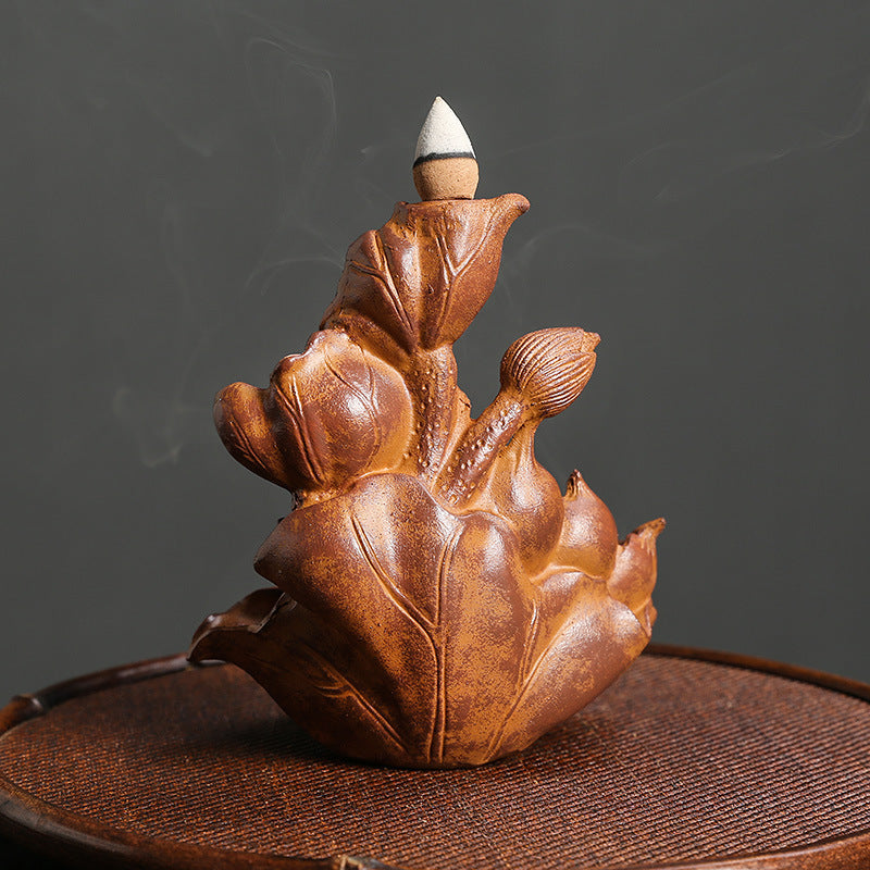 Resin Backflow Sandalwood Stove Home Decoration