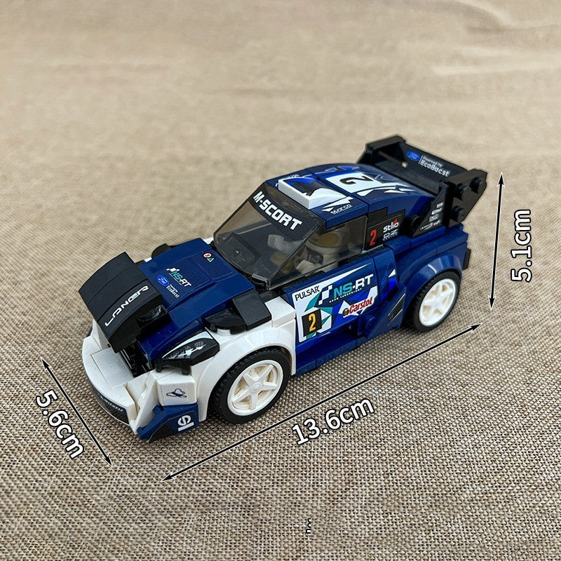 A Tesla Toy Car Piece-together Model Benefits Intelligence