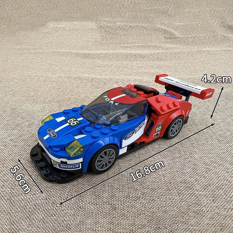 A Tesla Toy Car Piece-together Model Benefits Intelligence