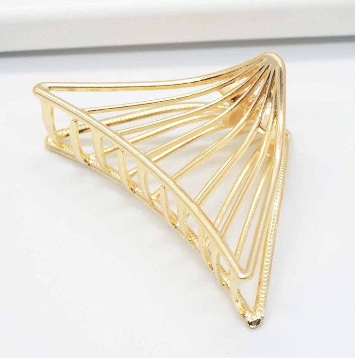 Minimalist wind metal clip hair clip