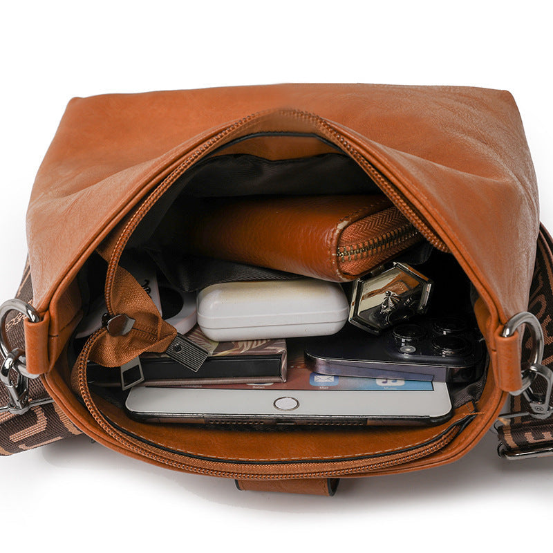 Retro Women's Leisure Bucket Bag Shoulder Messenger Bag