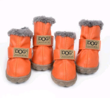 Dog Thick Snow Boots | Warm & Waterproof Winter VIP Shoes for Dogs