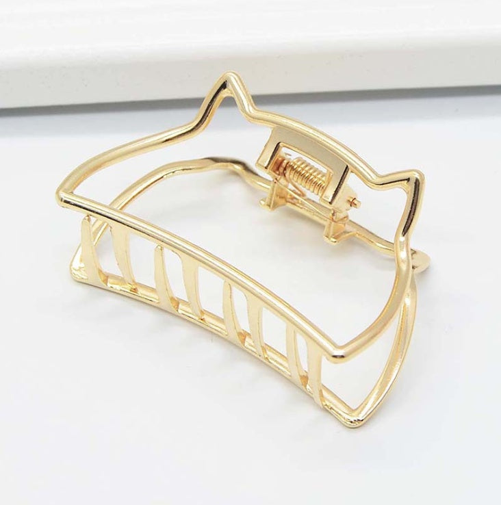 Minimalist wind metal clip hair clip