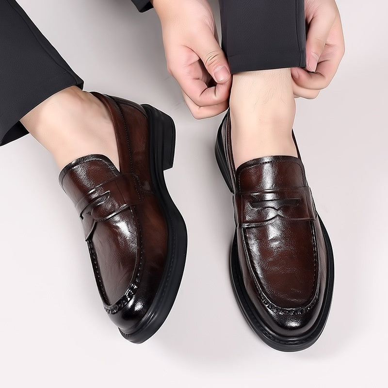 Men's All-match Breathable British Casual Leather Shoes