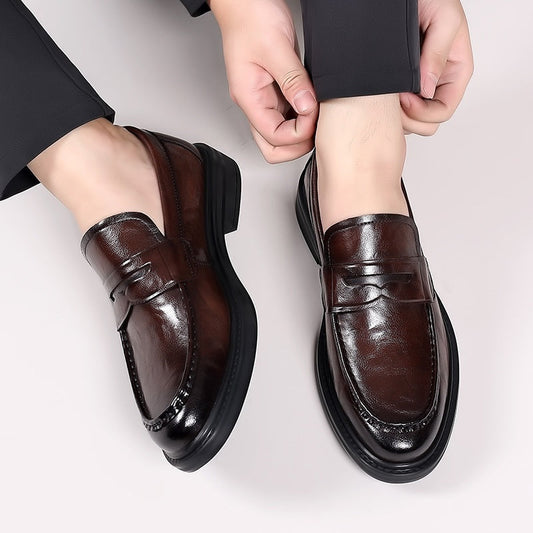 Men's All-match Breathable British Casual Leather Shoes