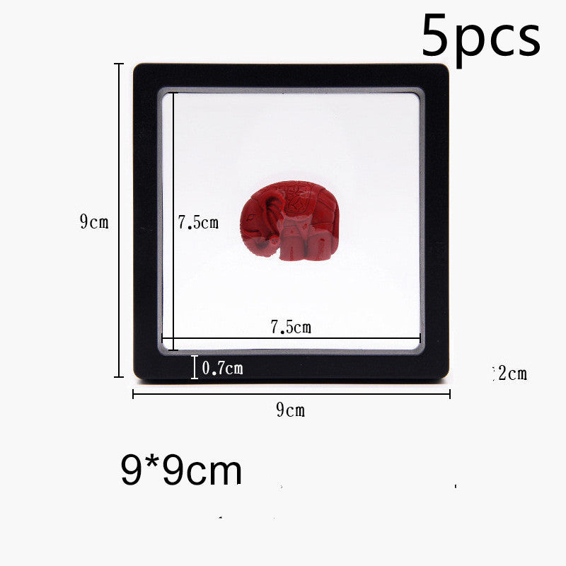 Suspended Case 3D Floating Display Frame Holder Box Case Wth Stand