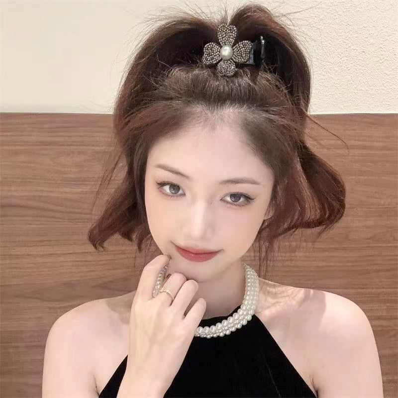 Temperament Entry Lux Bun Small Jaw Clip Advanced Sense