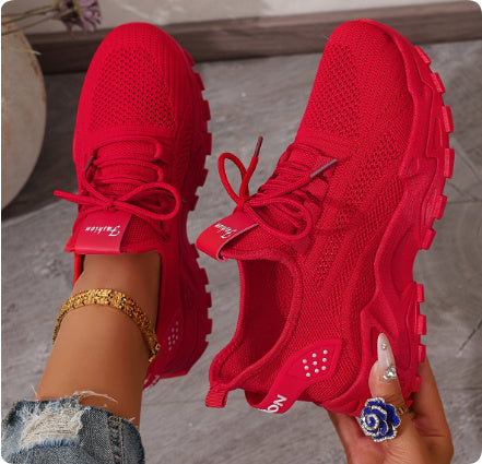 Women's Fashionable Breathable Sports Mesh Shoes