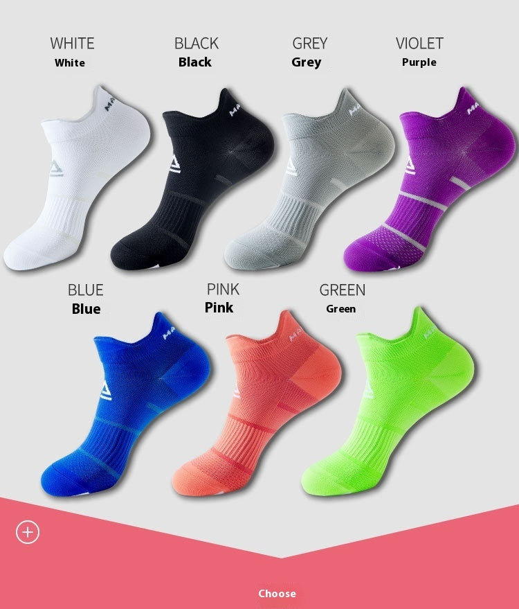 Summer Athletic Socks Colorblock Low-cut