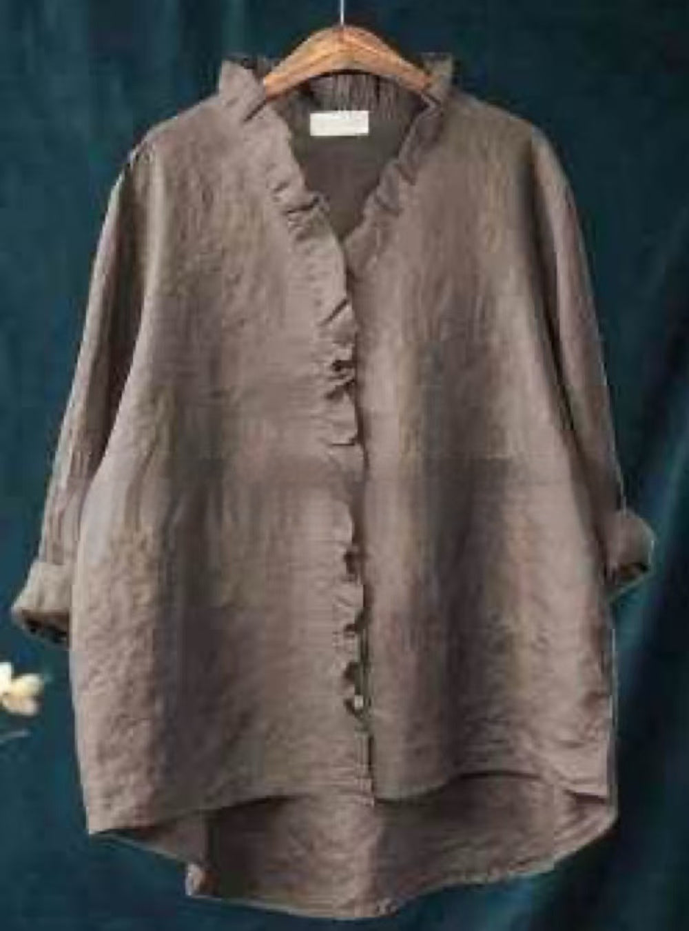 Loose Print Crew Neck Casual Plus Size Women's T-shirt