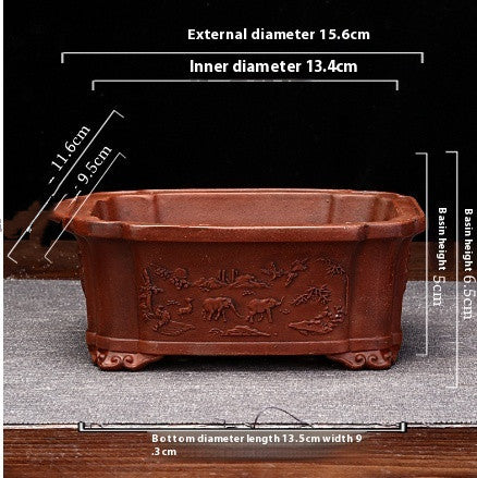 Antique Old Household Desk Flowers And Green Plants Succulent Plant