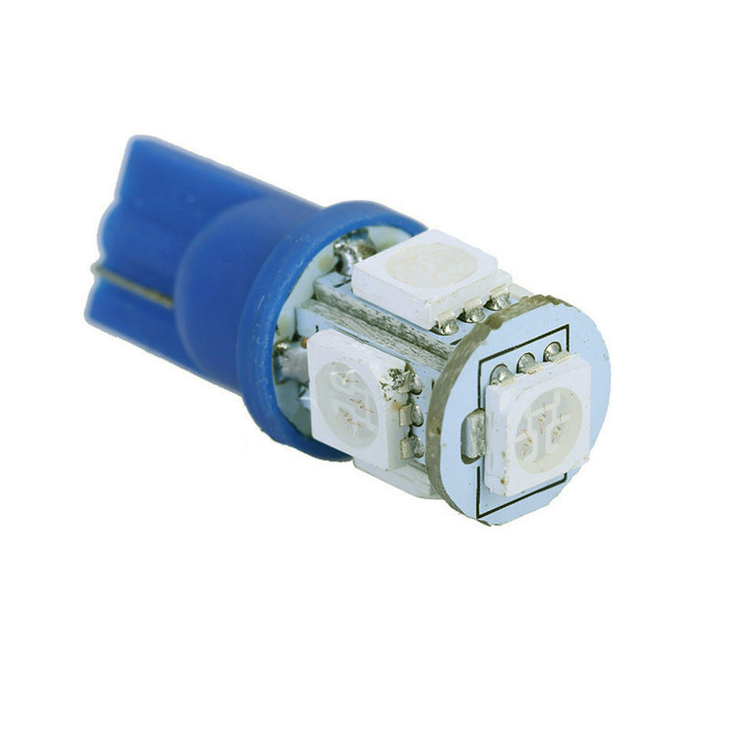 Automobile LED Lamp T10 5050 5SMD Car Wide Light 5050 Chip Car Lamp Instrument Lamp 7 Color