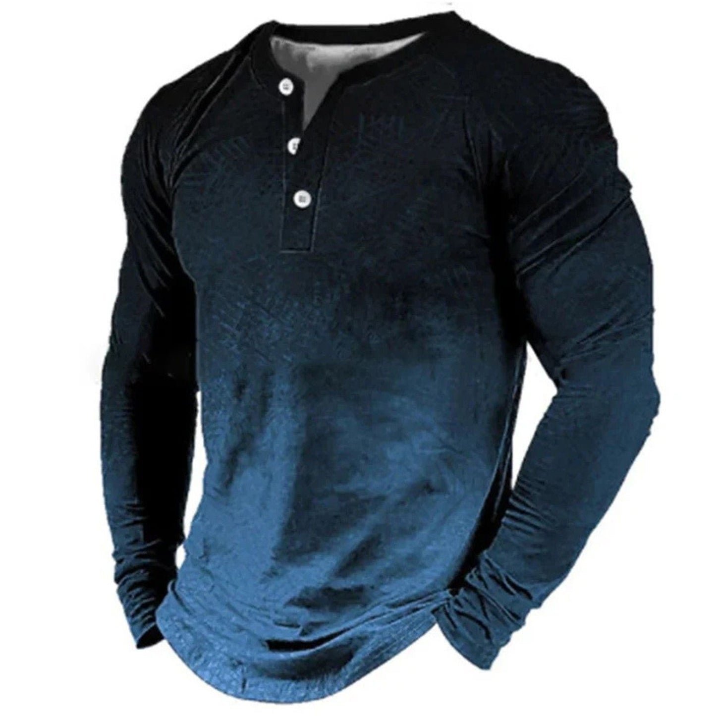 New Men's Digital Printing Long Sleeve