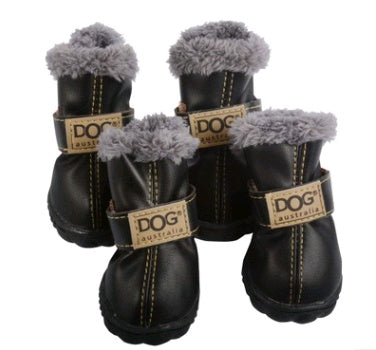 Dog Thick Snow Boots | Warm & Waterproof Winter VIP Shoes for Dogs