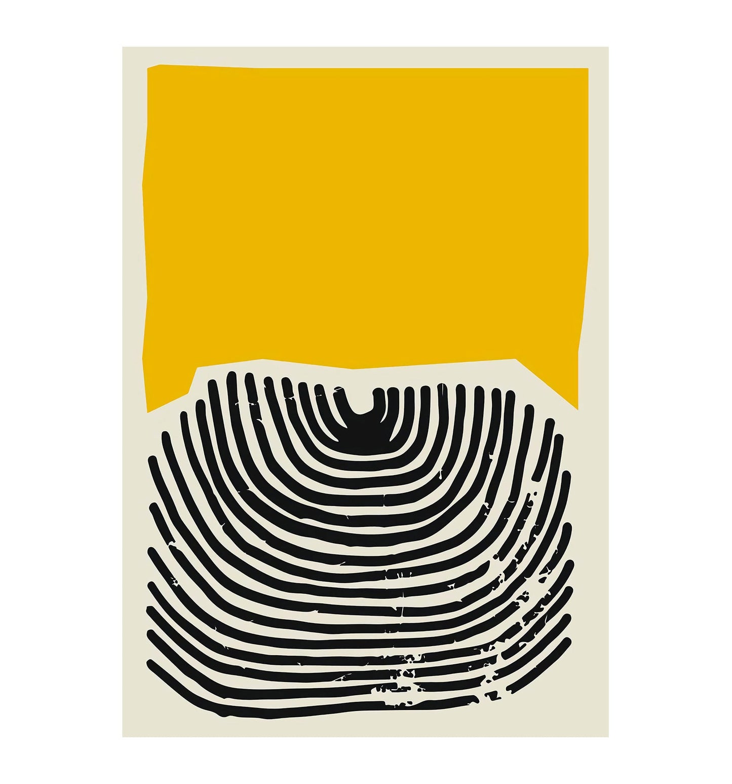 Modern Minimalist Geometric Canvas Painting