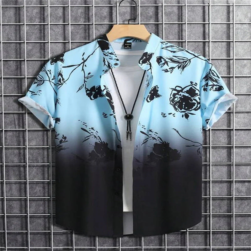 Hawaii Beach 3D Printed Shirt Short Sleeve